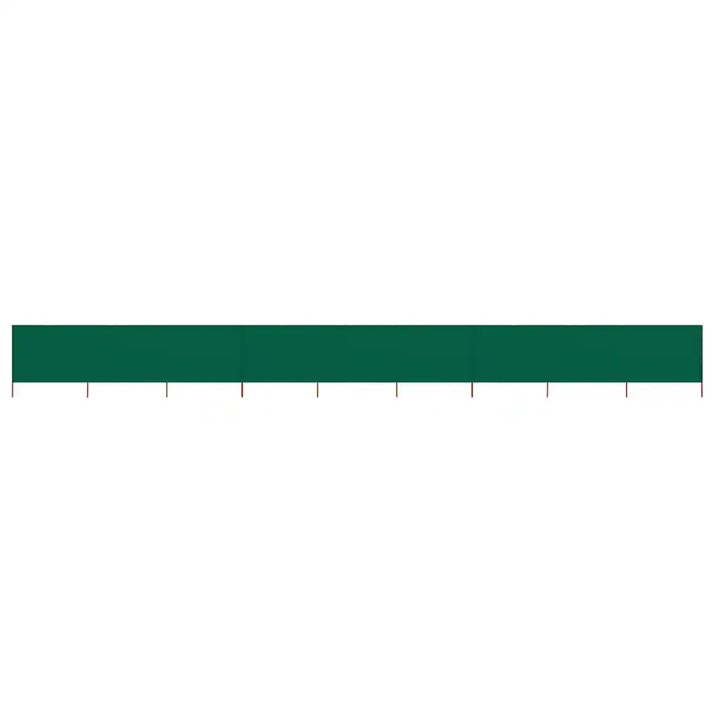 Paravento a 9 Pannelli in Tessuto 1200x120 cm Verde cod mxl 17302