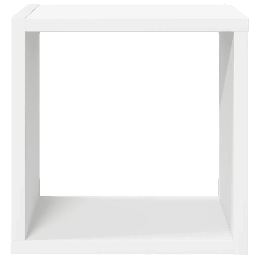 Mensole Parete a Cubo 4 pz Bianche 26x15x26 cm