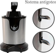Spremipomodoro elettrico con maniglia - RVS - Con maniglia - Argento/Nero.