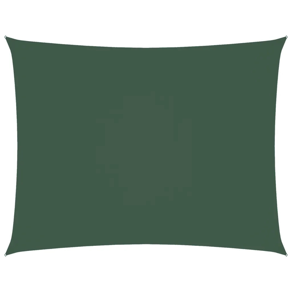 Vela Ombreggiante-Parasole a vela Oxford Rettangolare 3x4 m Verde Scuro