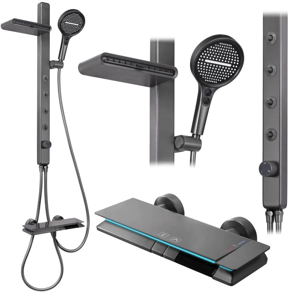 Set Doccia Rea Karl Titanium