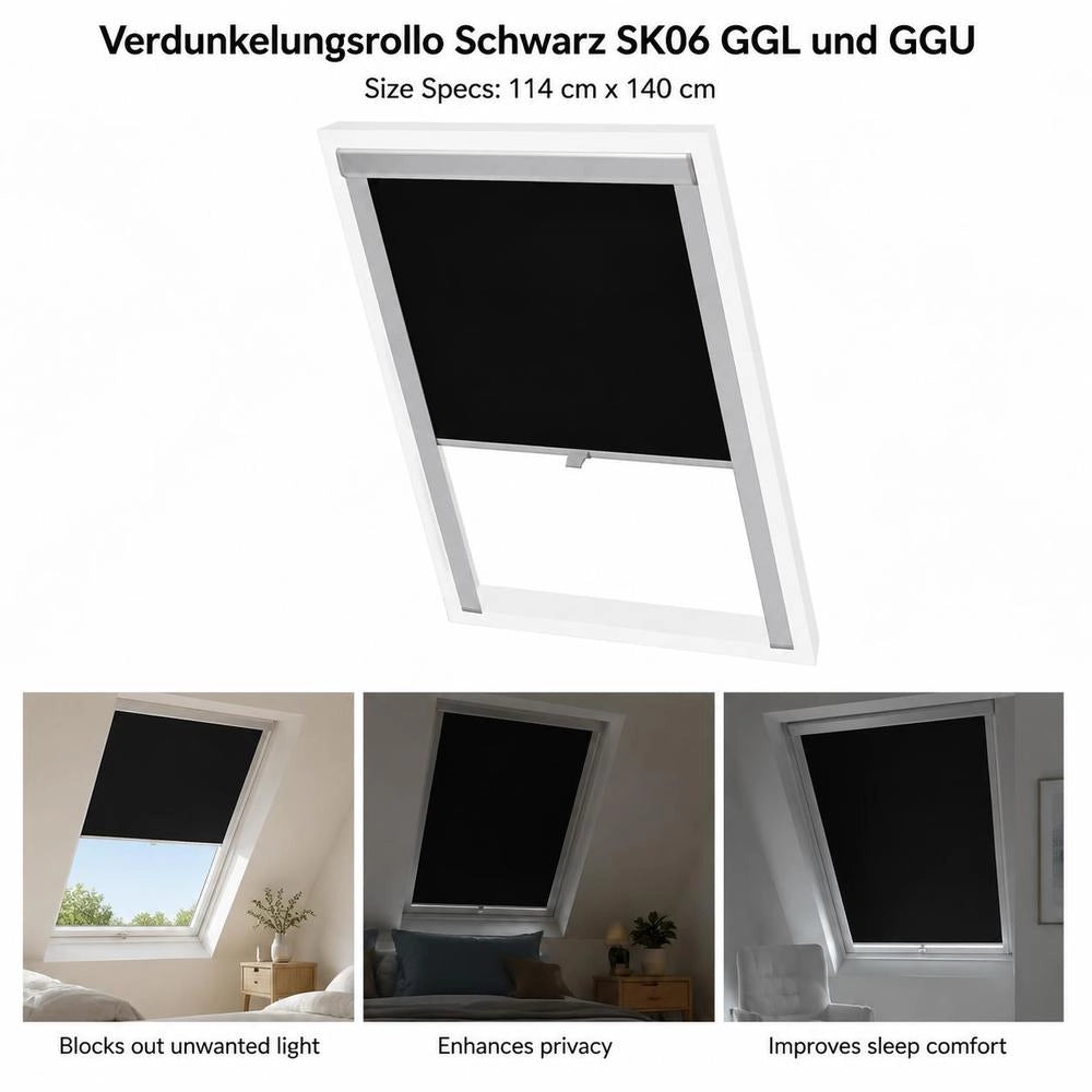 Blackout Roller Blind SK06