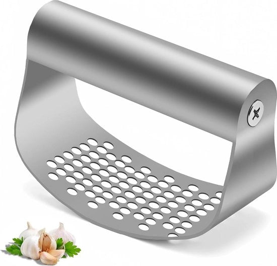 Presine per aglio - acciaio inossidabile - resistente al lavastoviglie - facile da pulire - accessorio da cucina per aglio