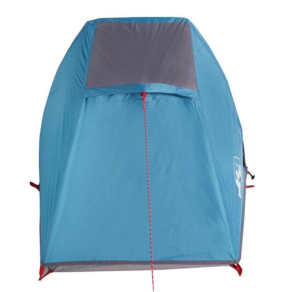 Tenda da Campeggio a Tunnel per 1 Persona-Tenda per Escursionismo Blu Impermeabile
