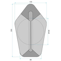 Lampada Da Parete Led G030-w Gold