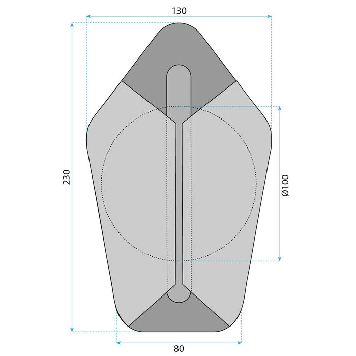 Lampada Da Parete Led G030-w Gold