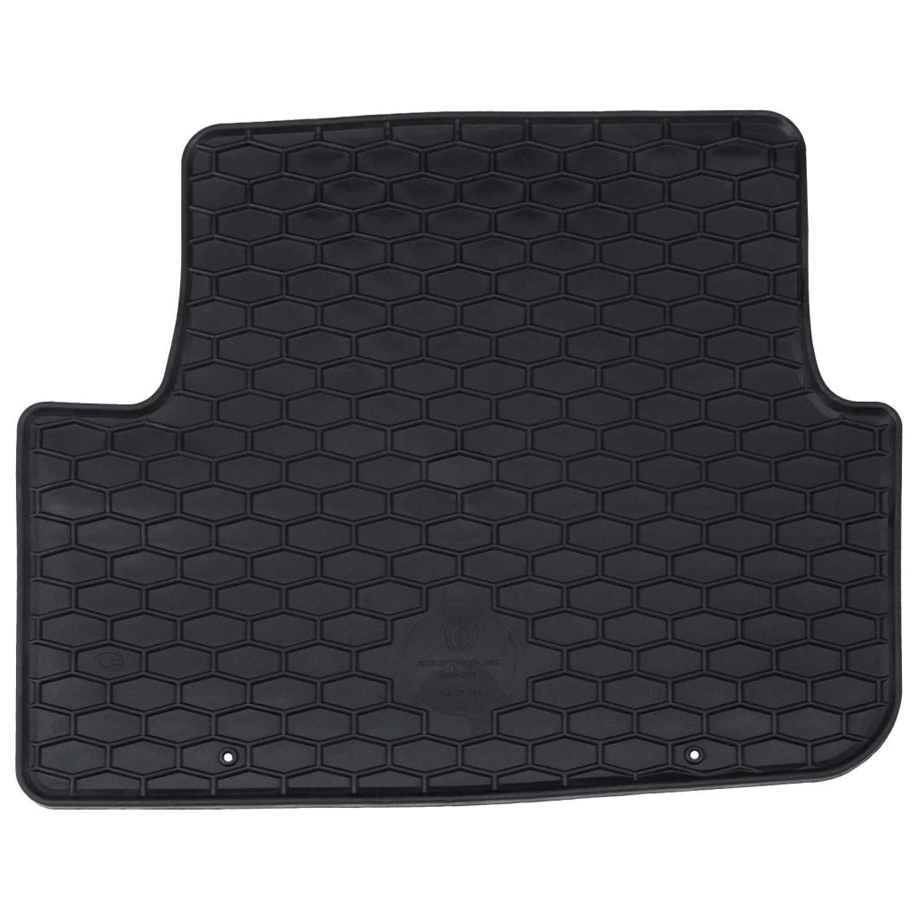 Tappetino per Auto 4 pz Nero Gomma CFW1074398