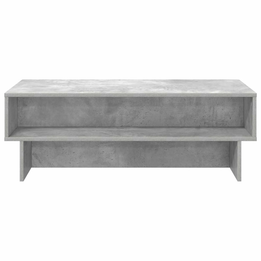 Tavolino da salotto Grigio cemento 100 x 46 x 35 cm 8000239