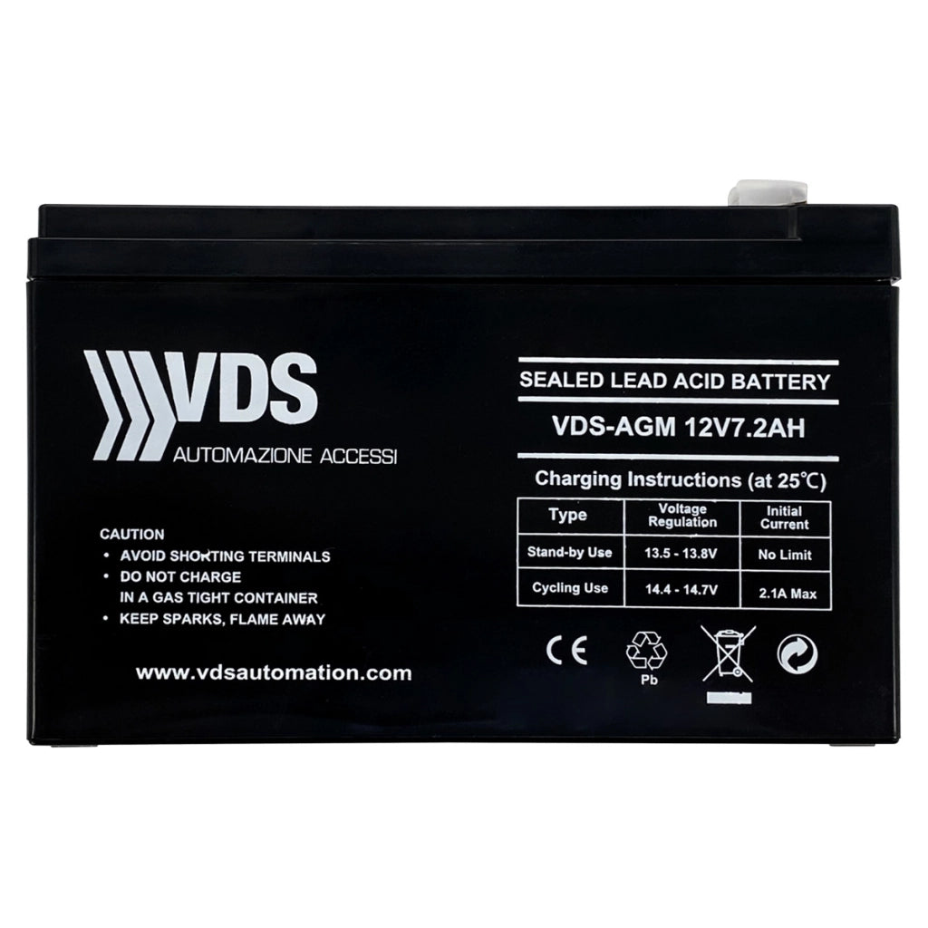 BATTERIA 12V 7AH ERMETICA RICARICABILE AL PIOMBO 12VOLT 7AH ALLARME ANTIFURTO