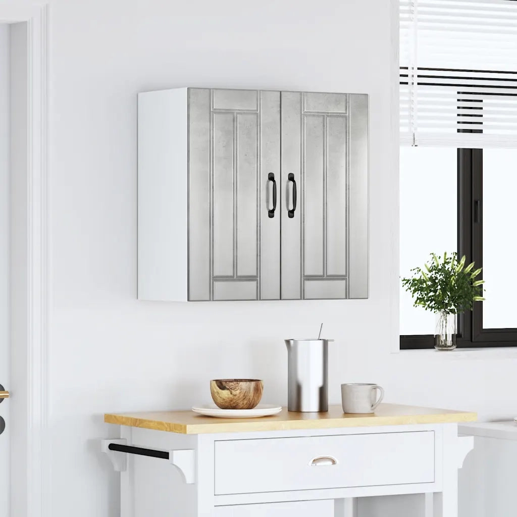 Pensile da Cucina Lucca Grigio Cemento in Legno Multistrato 853821