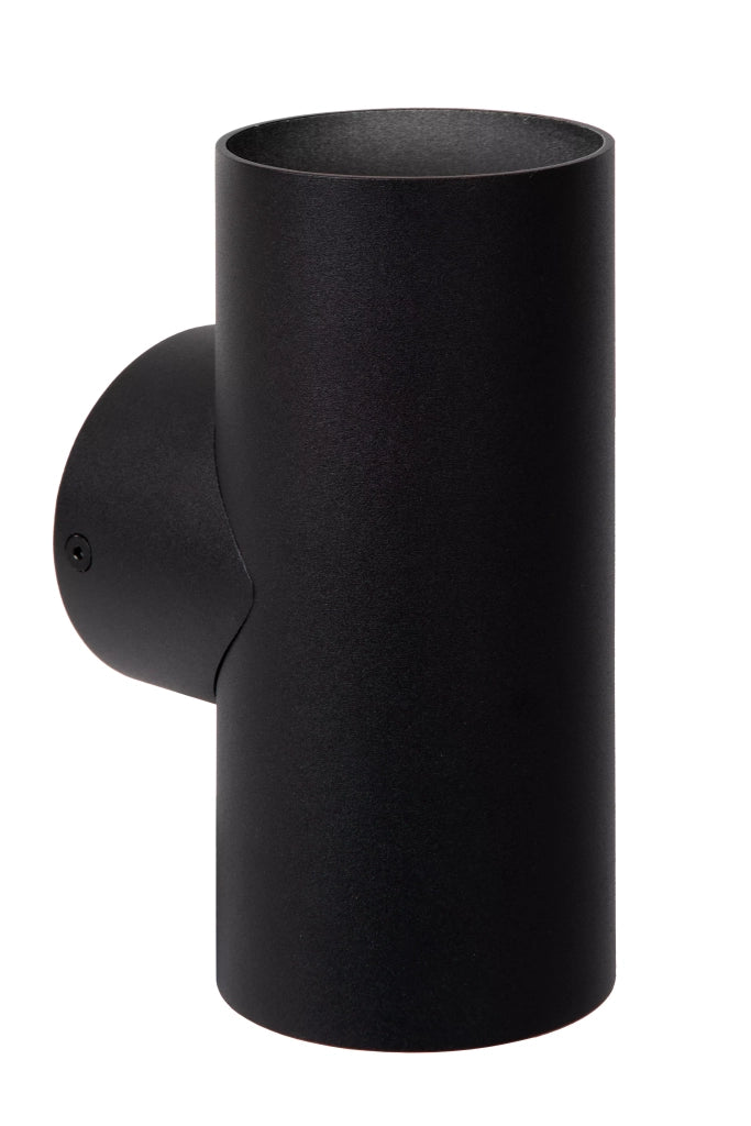 Applique Lucide Bondi nera in alluminio 2xGU10 50W max