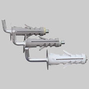 TASSELLO NYLON - Ø 12 mm 45 gancio lungo - 10 pezzi - NOBEX