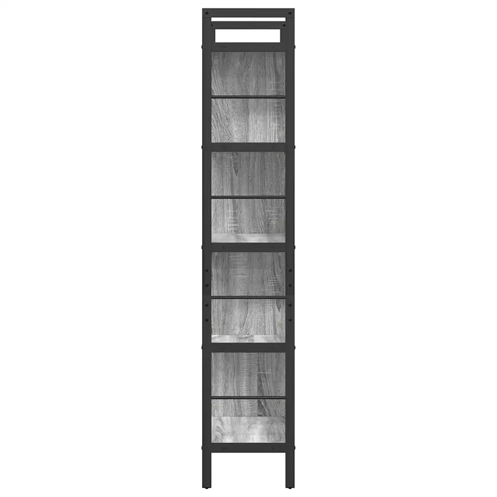 Libreria Grigio Sonoma 75 x 30 x 156 cm Legno multistrato 883961