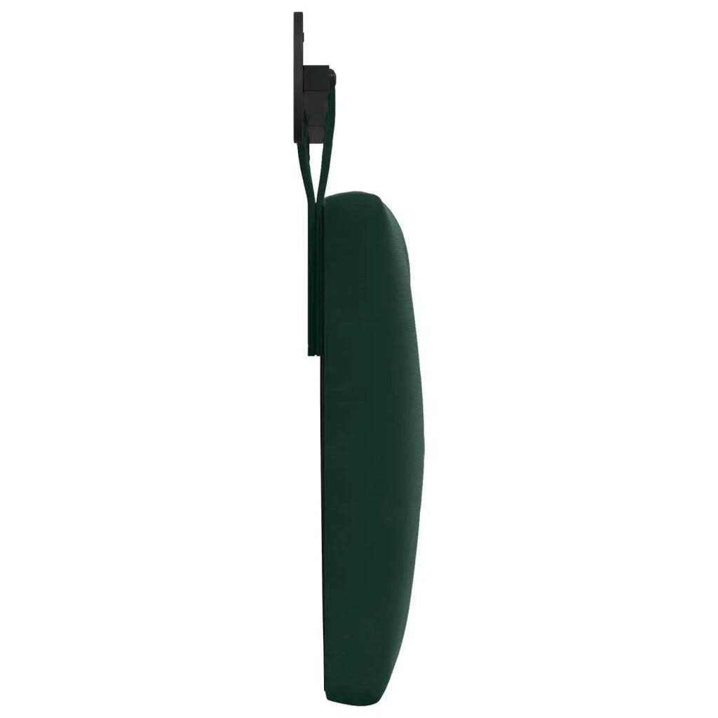 Testiera | Testata sospesa Con luce LED Verde Scuro Velluto