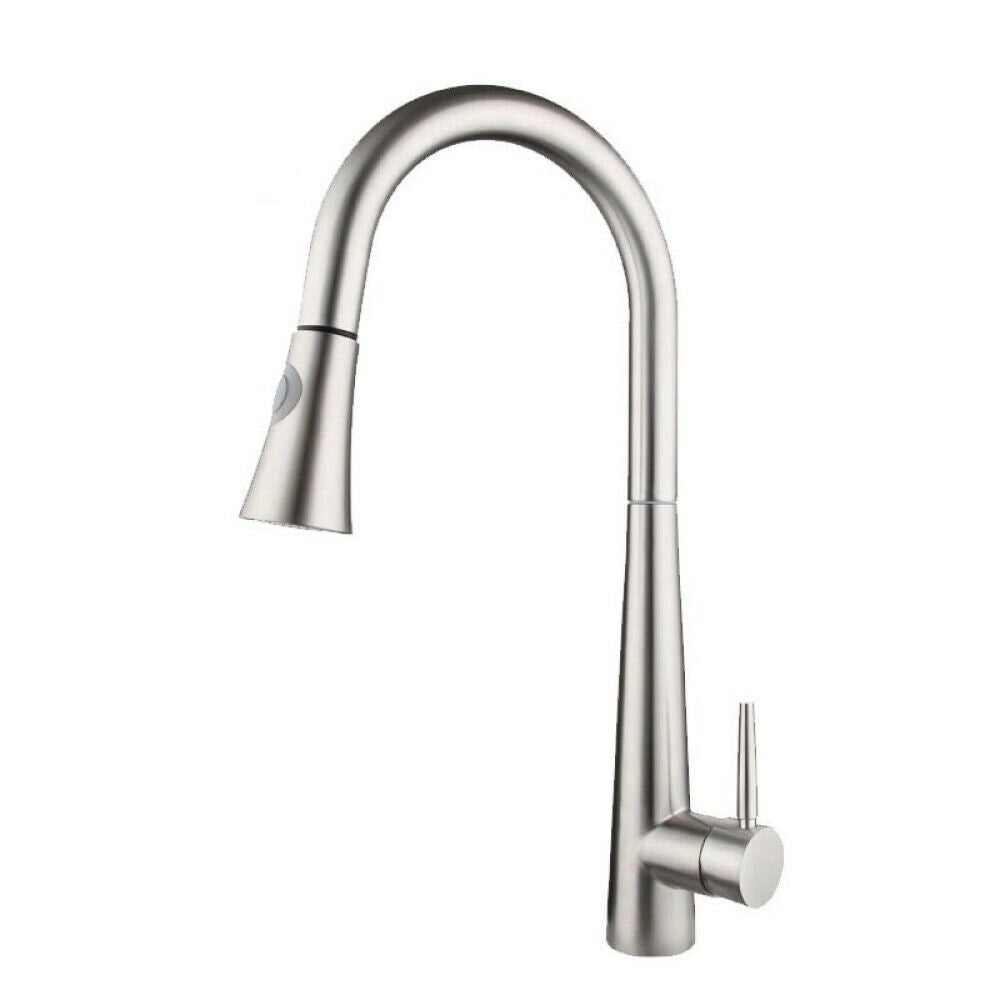 Miscelatore rubinetto da cucina con doccetta monocomando canna alta  52692