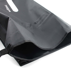 Doppel Gepäckträgertasche 37 x 16 x 51 cm, Fahrradtasche Gepäckträger 46 l Stauraum, wasserresistente Fahrrad Tasche, Gepäcktasche mit seitlichen Taschen