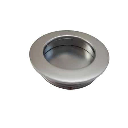 MANIGLIA AD INCASSO PER PORTE SCORREVOLI TONDA Ø 40 mm - Cromo opaco