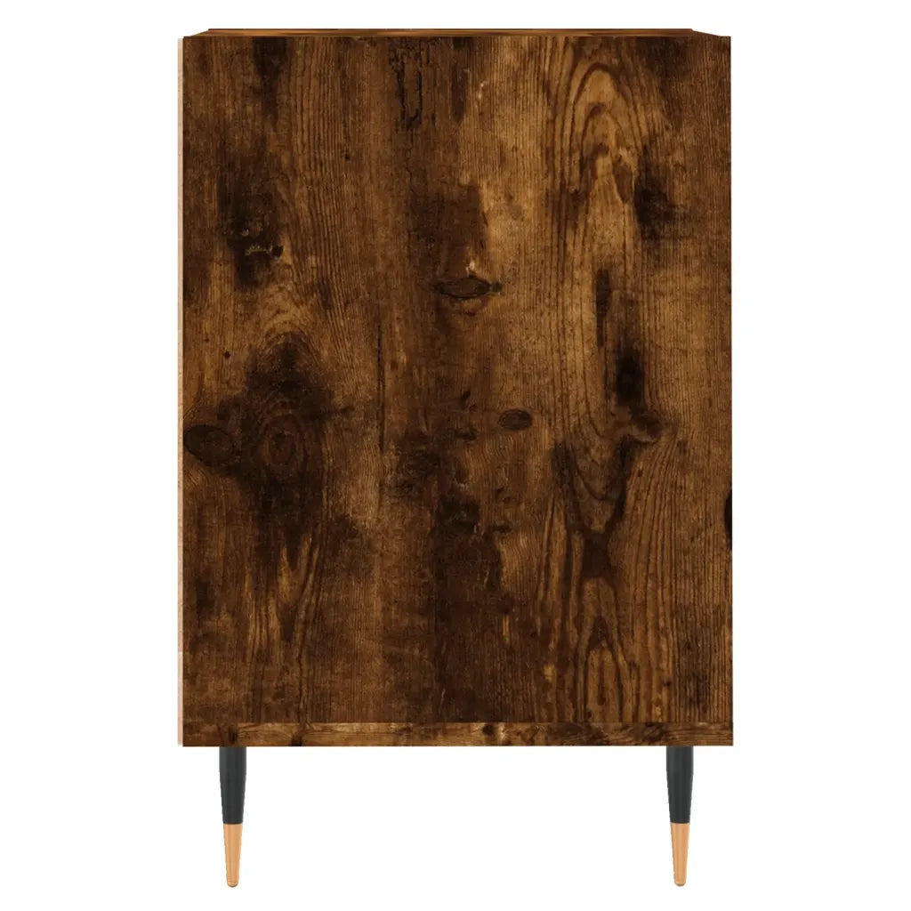 Mobile TV Rovere Fumo 100x35x55 cm in Legno Multistrato 831313
