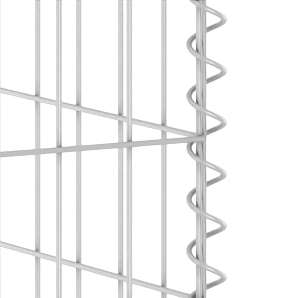 Gabbione per Bidoni in Acciaio Zincato 110x100x110 cm 151298