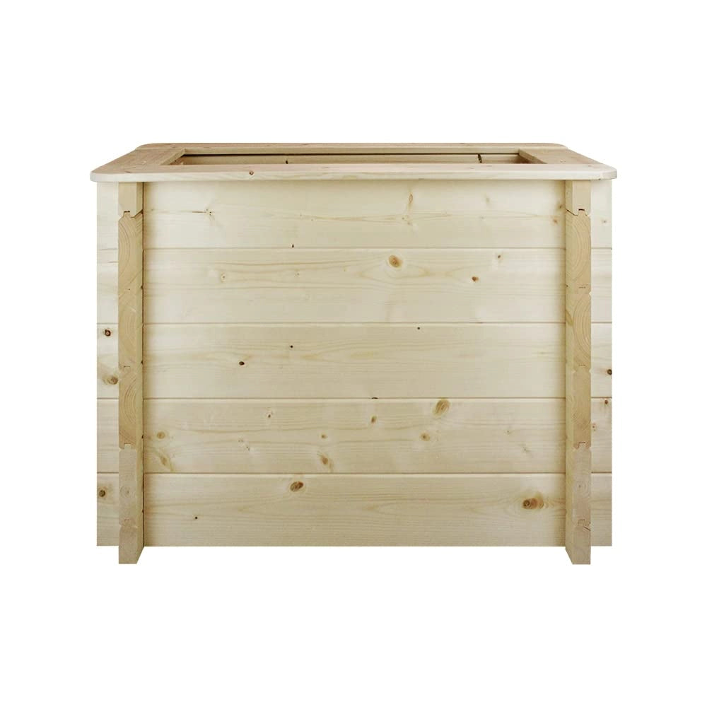 L?aiuola di giardino sopraelevata in legno - 78x38x57 cm - Timbela M612