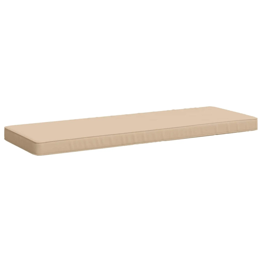 Cuscini per Panchina a 2 Pezzi VUGHT 2 pz 100% Poliestere Crema 951133
