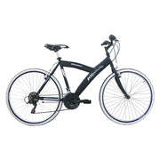 BICICLETTA 'CROSS COUNTRY' GIRARDENGO 26 - nero opaco  - MASCIAGHI