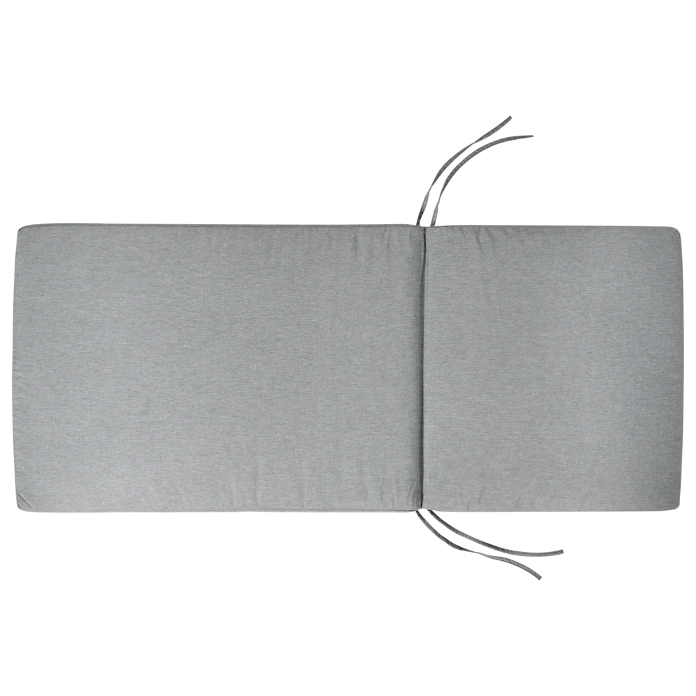 Set di 6 Cuscini in Tessuto grigio melange da Schienale per Sedie da Giardino Toscana/Java/Amantea stile elegante