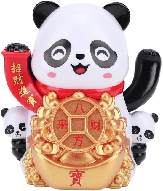 Oggetto Decorativo Solare Panda, Ornamento Automatico Oscillante (Stile D)