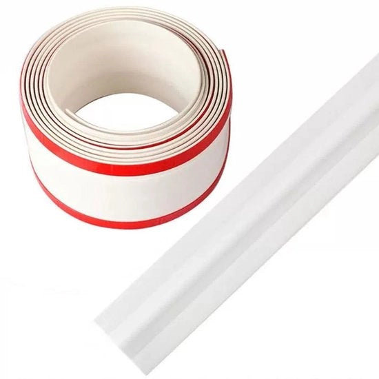 Ponte di cavo in PVC - Autoadesivo, Protezione cavo - 2 m - Bianco