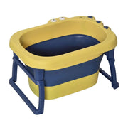 VASCA BAGNETTO PIEGHEVOLE 0-6 ANN IN PLASTICA ANTISCIVOLO 75X55X43CM