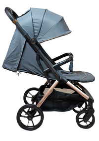 Passeggino Pieghevole Chiusura Automatica per Bambini Barotti Mega Antracite