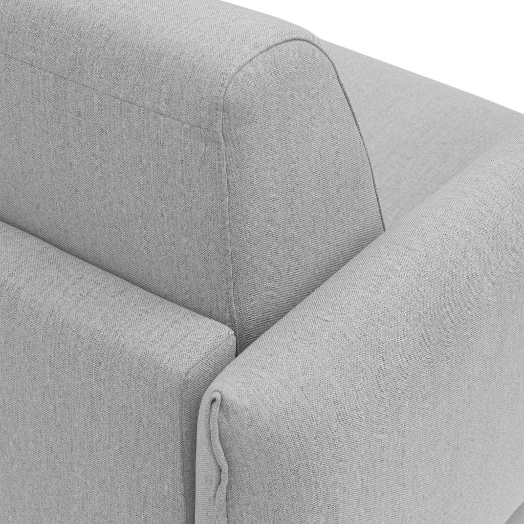 Scarlet Divano letto in tessuto misto cotone impermeabile T19 175 cm (mat.120x197) grigio