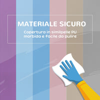 Set 12 Cubi Morbidi per Bambini 20x20x20cm in PU ed EPE Multicolore Chiaro