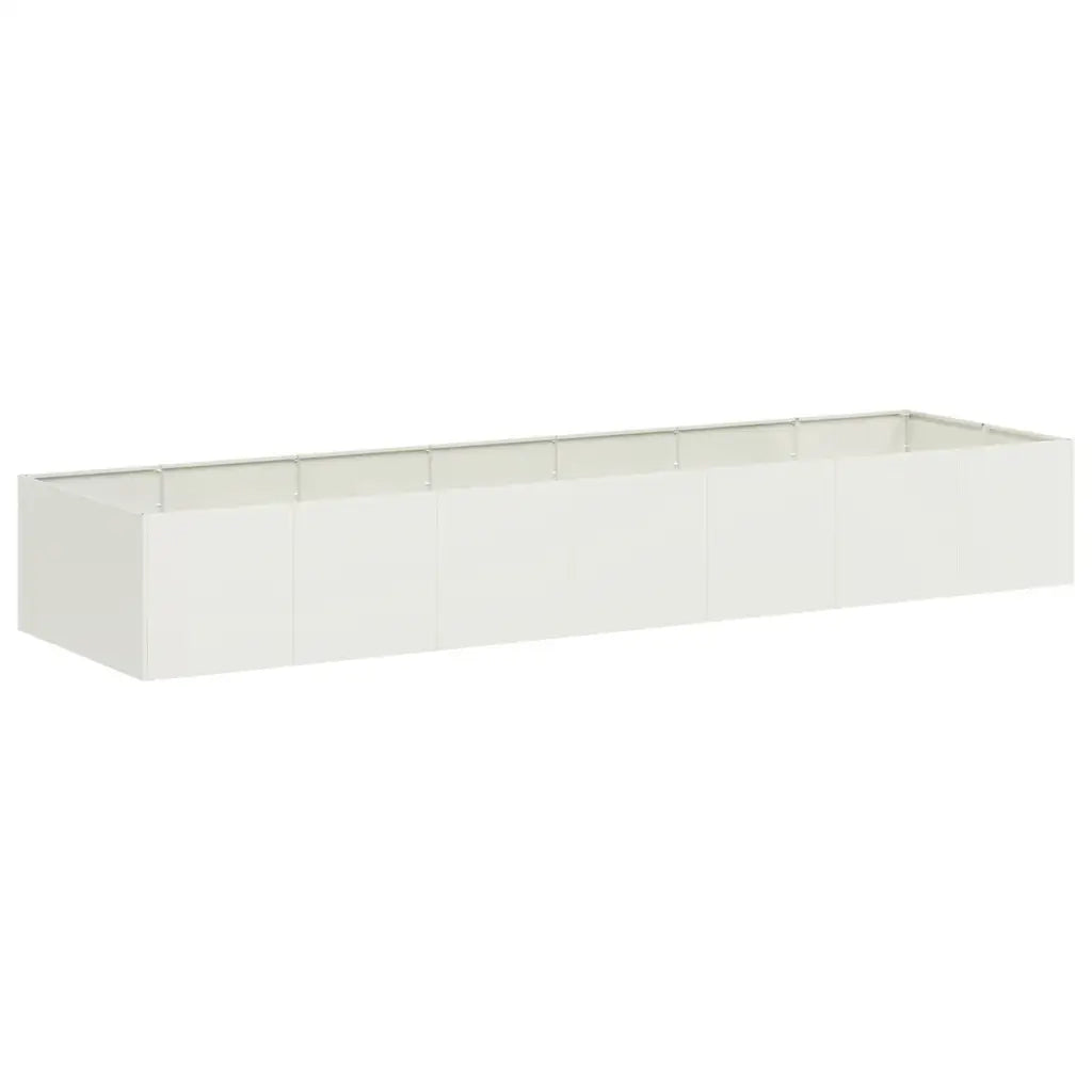 Fioriera Bianca 280x80x40 cm in Acciaio 860760