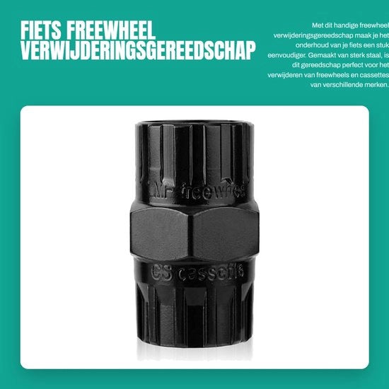 Strumento per rimozione cassetti in acciaio - Kit di attrezzi per bicicletta - Strumento per rimozione freewheel - Strumento per sbloccare cassetti - Adatto per Shimano/SRAM - Progettato per durata 4,2 x 2,4 cm