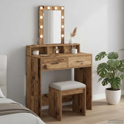 Tavolo da Trucco Marrone 79 x 41 x 140 cm Legno ingegnerizzato 865170