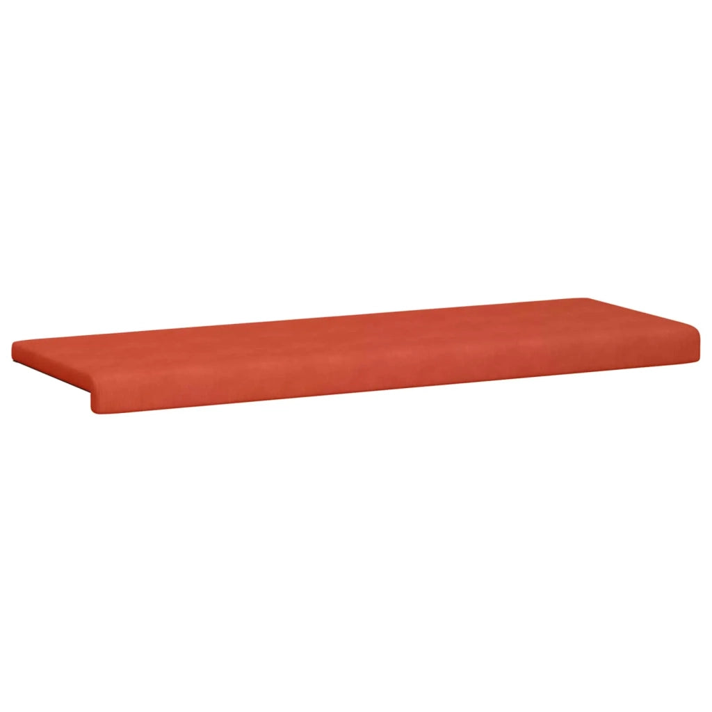 Cuscino per panchina corduroy Rosso Arancio Profondità 35 cm 42043372