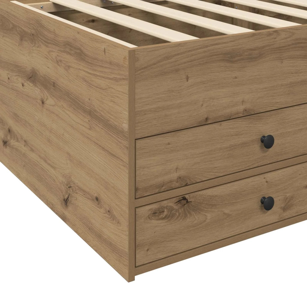 Telaio del letto con storage Rovere Artigianale 80 x 200 cm 3429652