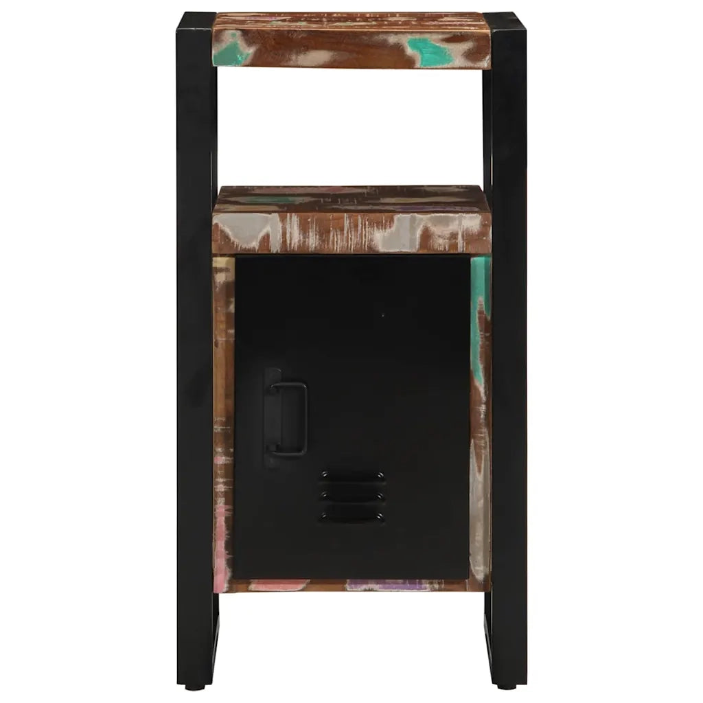 Mobile da Bagno con porta Marrone Legno Recuperato Massello 4013608