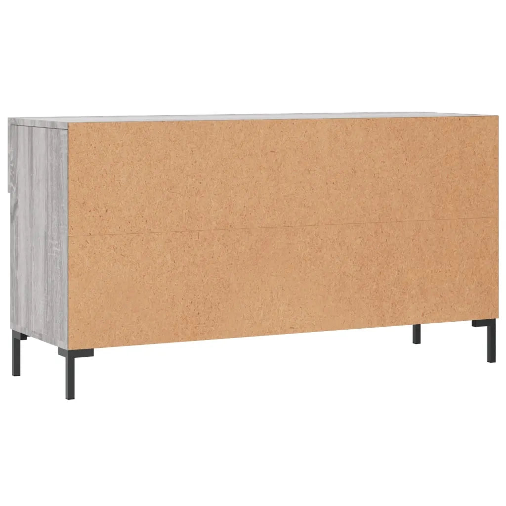 Panca Porta Scarpe | Scarpiera | Mobile per scarpe Grigio Sonoma 102x35x55 cm Legno Multistrato