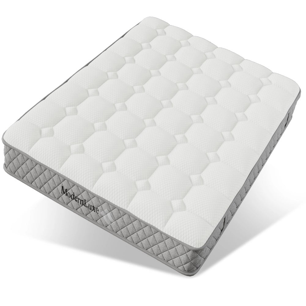 Letto Contenitore Matrimoniale con LED e Testiera Alta ¨C MINIMAL ¨C Grigio, 160x200