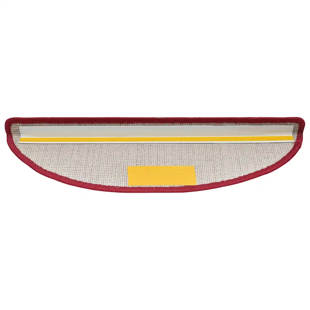 Tappetini per Scale 30 pz Rosso BordÃ² 56x17x3 cm