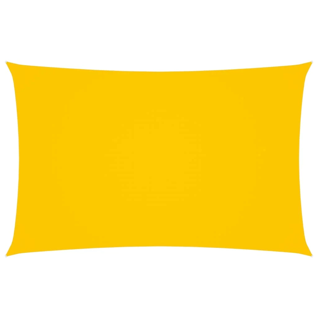 Vela ombreggiante/ombrellone rettangolare in tessuto Oxford 2 x 5 m giallo 02_0009633