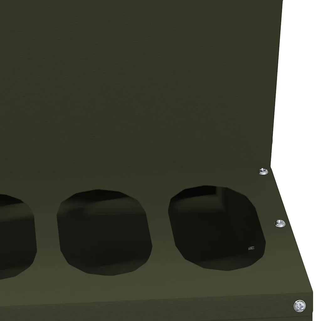 Feeder per pollo Verde oliva 40 x 40 x 45 cm CFW6139495