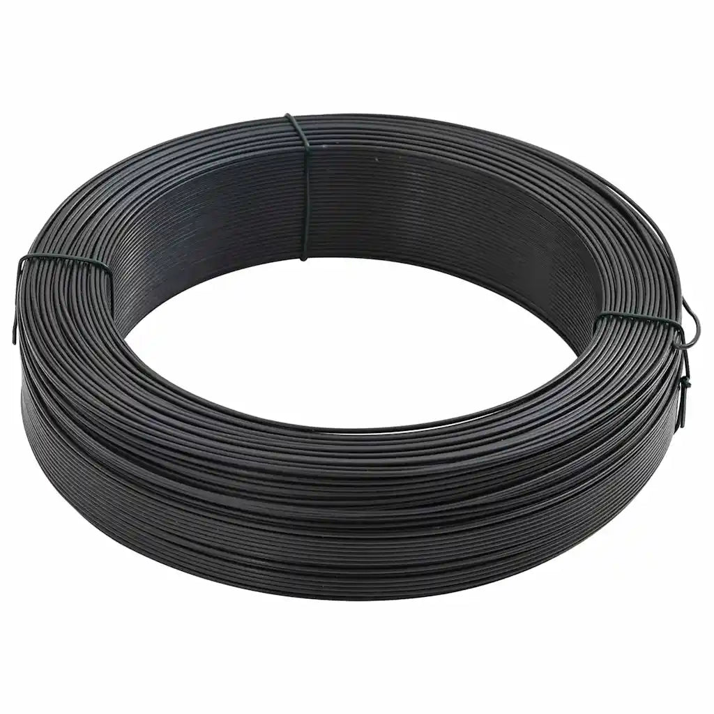 Filo per Recinzioni 250m 1,6/2,5 mm in Acciaio Antracite 144479