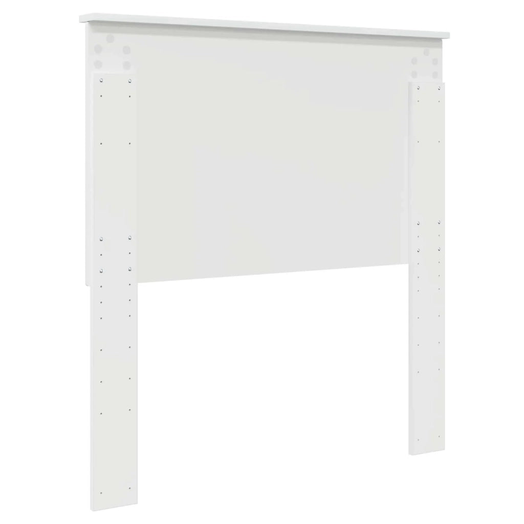 Testiera Bianco Lucido 100 cm Legno ingegnerizzato 887708