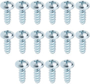 Viti di Sostituzione per Motoseggio - 16 pezzi - M5 x 16 mm - Acciaio Zinato - Viti di Sostituzione - Installazione Facile - Materiale Duraturo