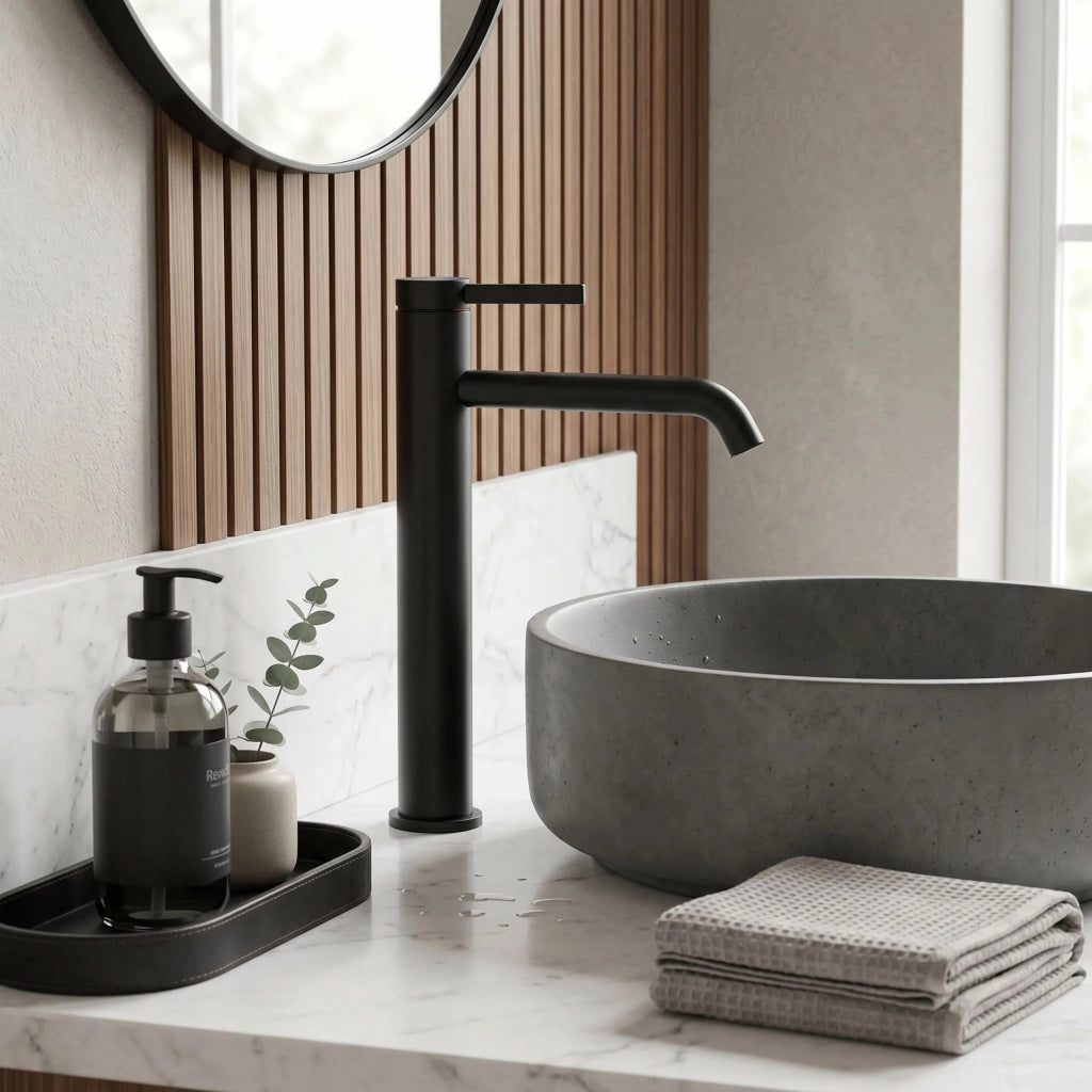 Rubinetto Da Bagno Rea Rivo Black High