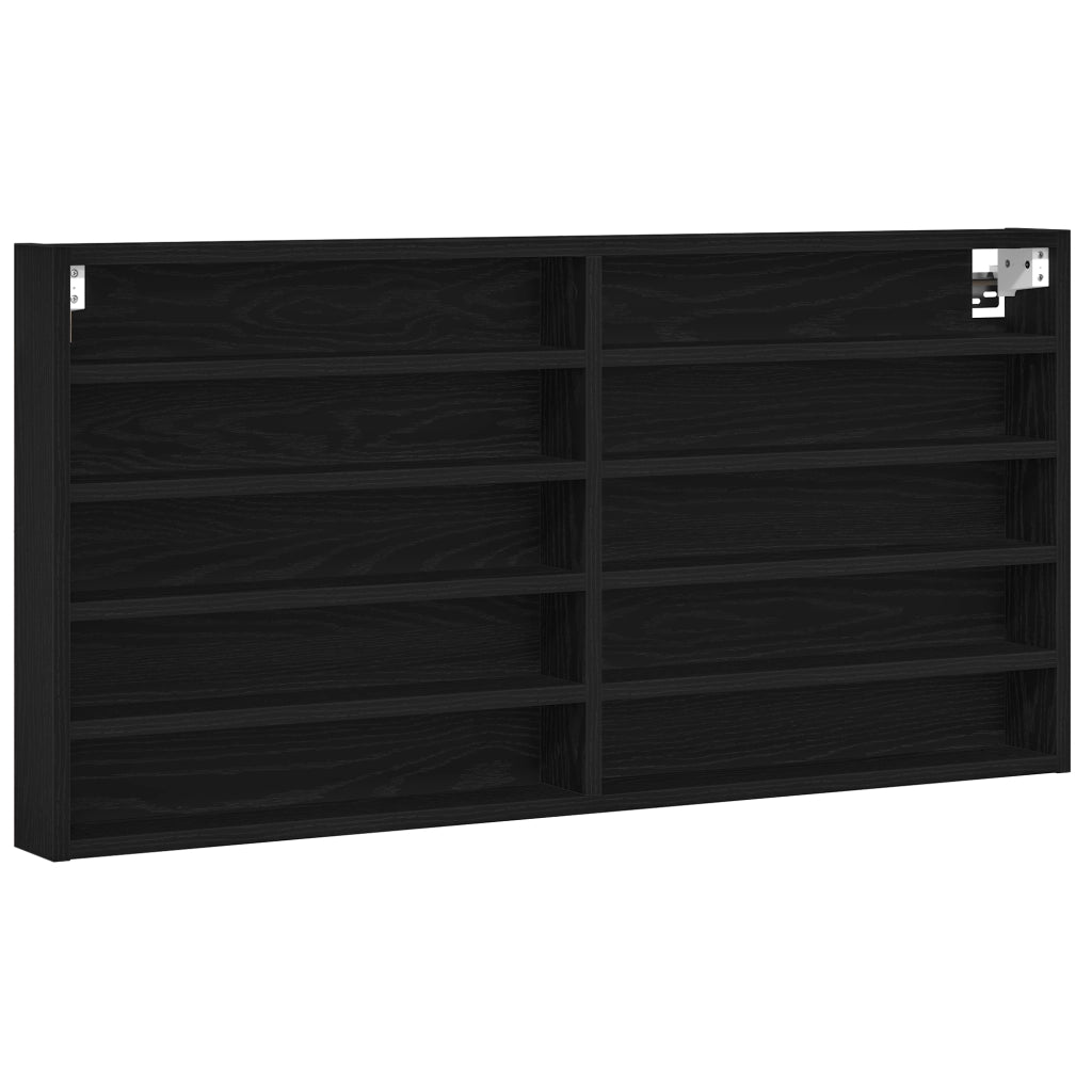 Armadio da parete  Nero in legno ingegnerizzato