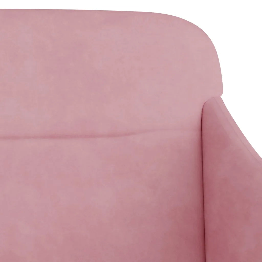 Panca Rosa 110x76x80 cm in Velluto CFW8225477